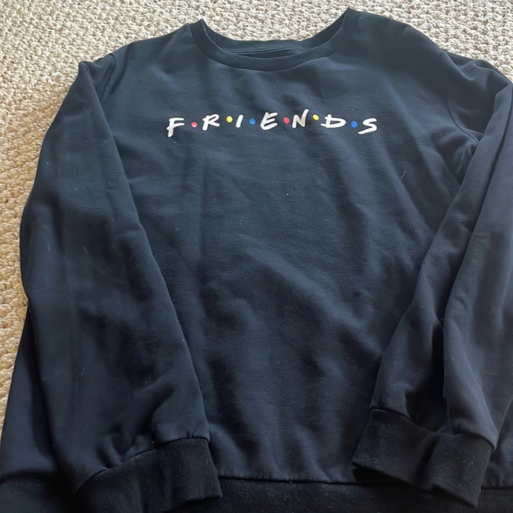 Black FRIENDS sweater